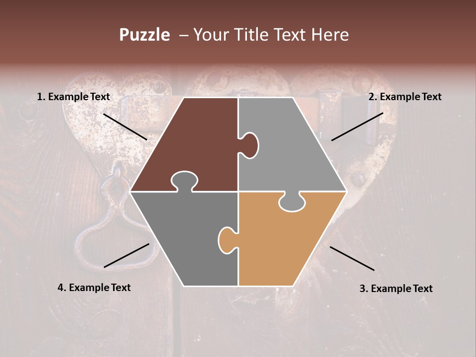 Passion Rusty Door PowerPoint Template