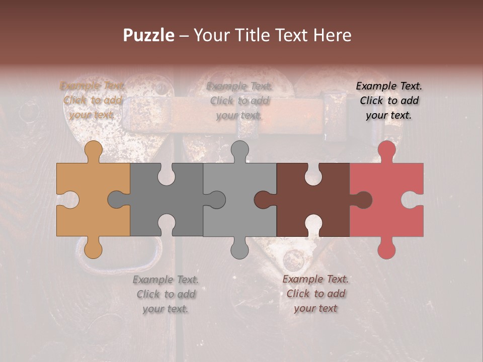 Passion Rusty Door PowerPoint Template
