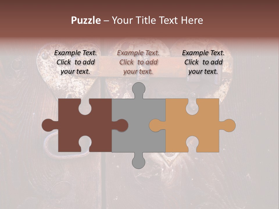 Passion Rusty Door PowerPoint Template