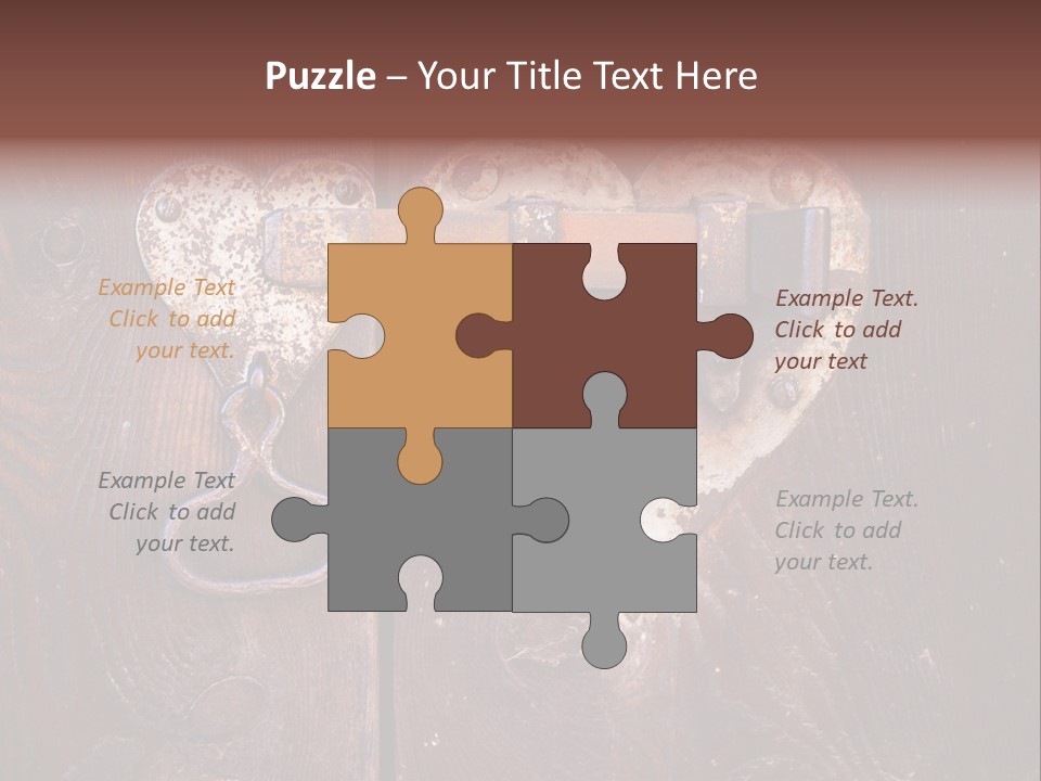 Passion Rusty Door PowerPoint Template