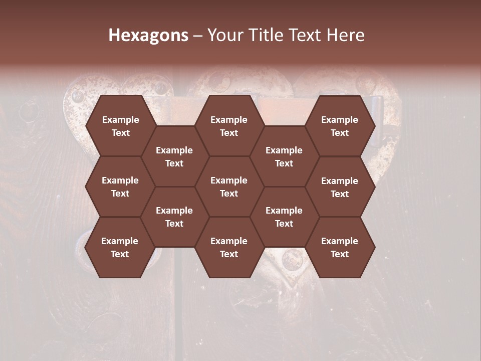 Passion Rusty Door PowerPoint Template