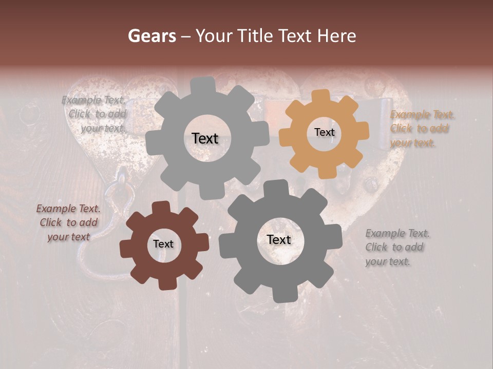 Passion Rusty Door PowerPoint Template