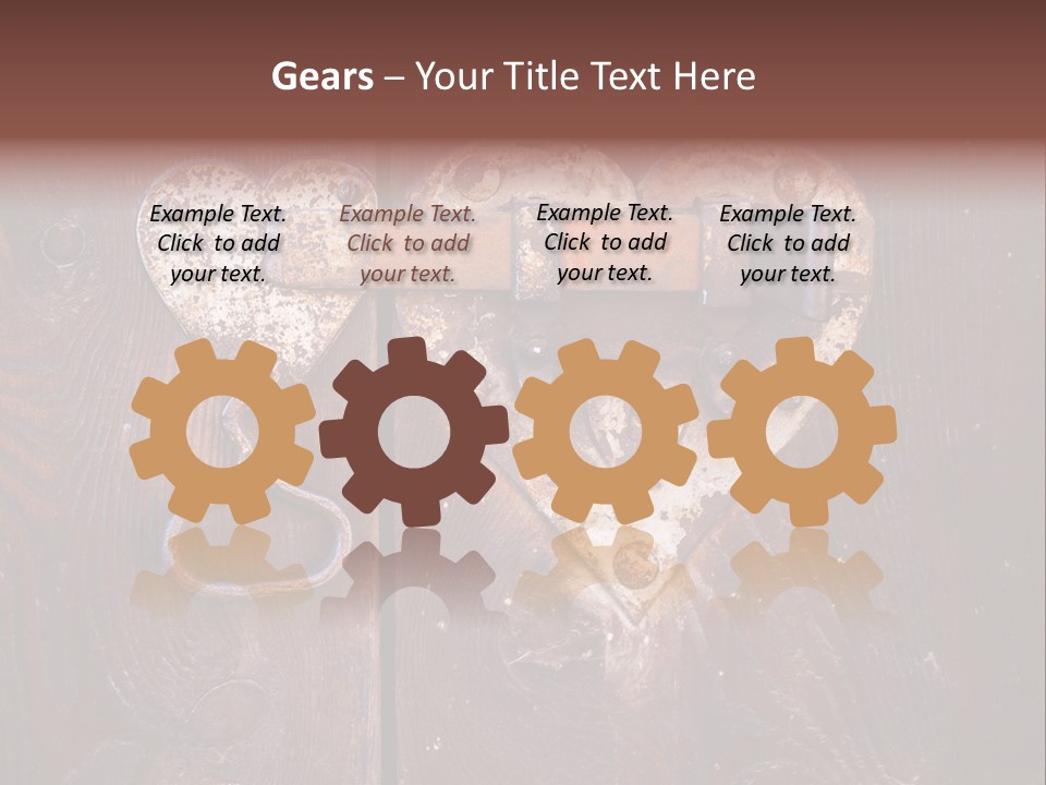 Passion Rusty Door PowerPoint Template