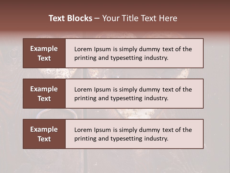Passion Rusty Door PowerPoint Template