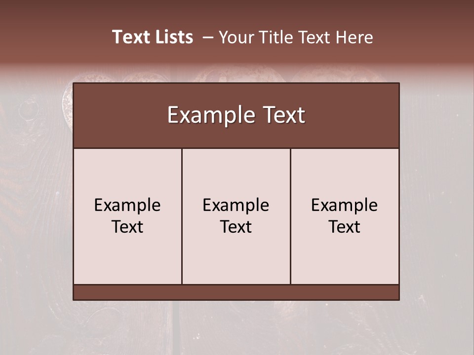Passion Rusty Door PowerPoint Template