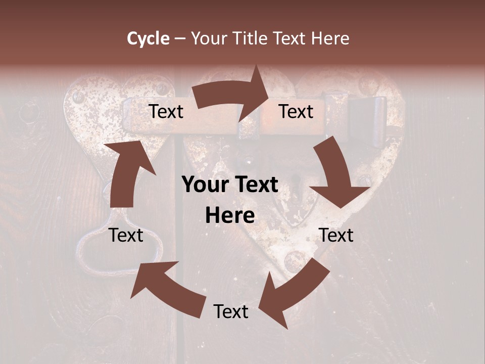 Passion Rusty Door PowerPoint Template