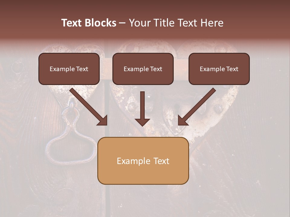 Passion Rusty Door PowerPoint Template