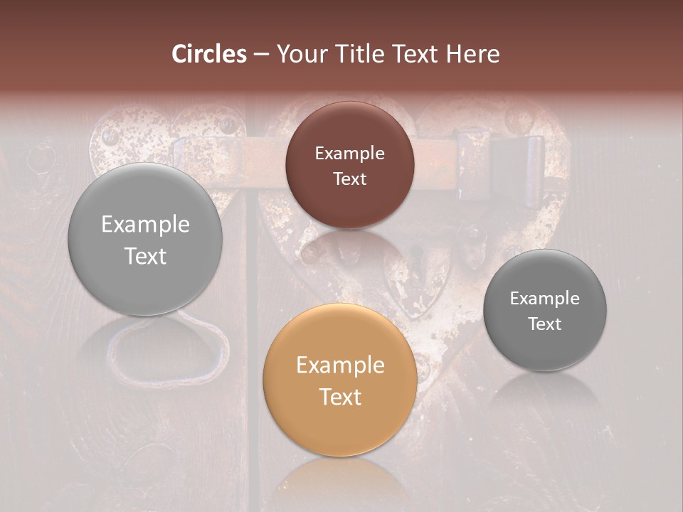 Passion Rusty Door PowerPoint Template