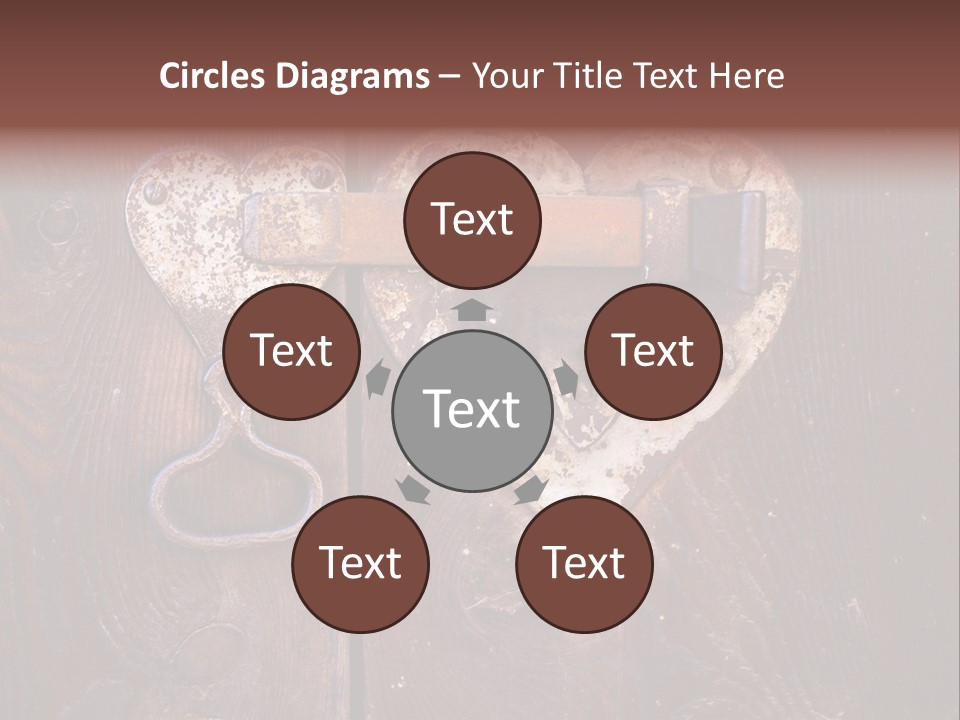 Passion Rusty Door PowerPoint Template