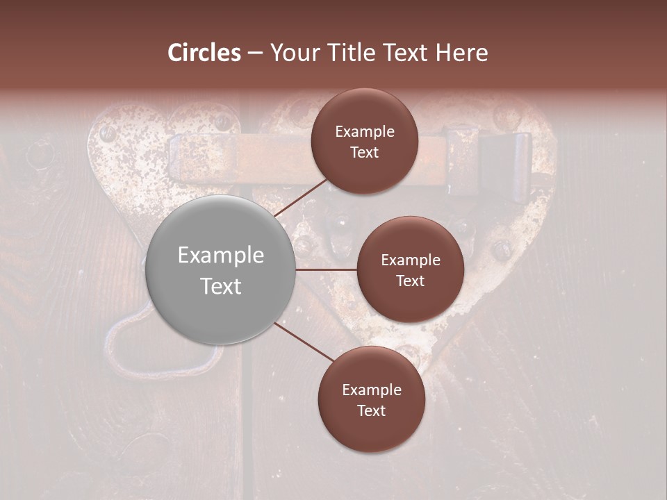 Passion Rusty Door PowerPoint Template