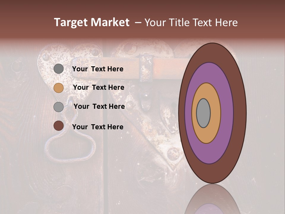 Passion Rusty Door PowerPoint Template