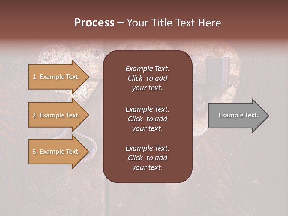 Passion Rusty Door PowerPoint Template