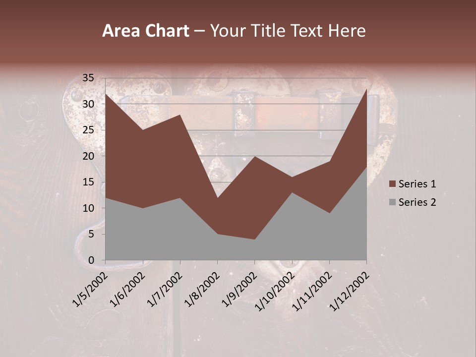 Passion Rusty Door PowerPoint Template