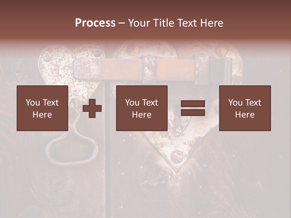 Passion Rusty Door PowerPoint Template