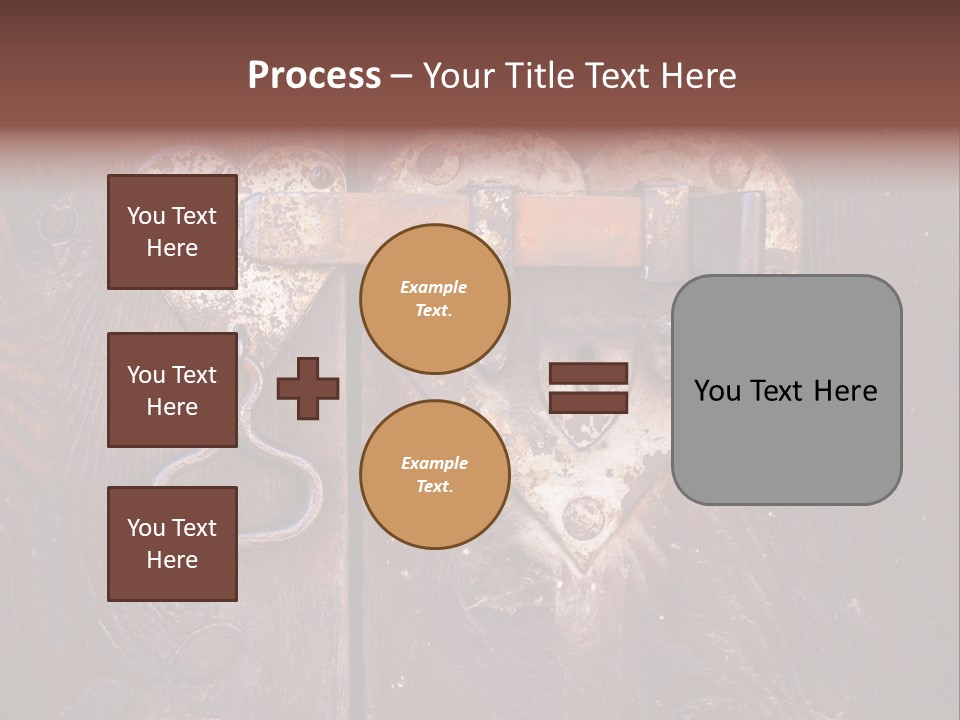 Passion Rusty Door PowerPoint Template