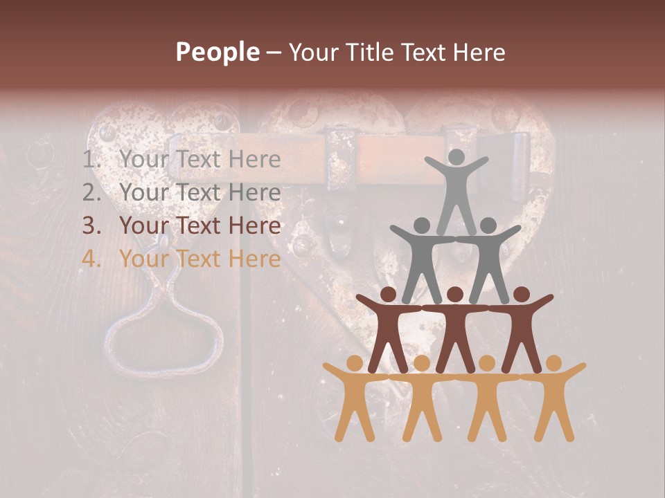 Passion Rusty Door PowerPoint Template