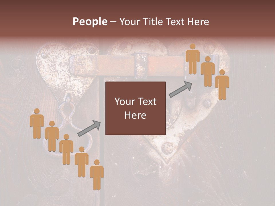 Passion Rusty Door PowerPoint Template
