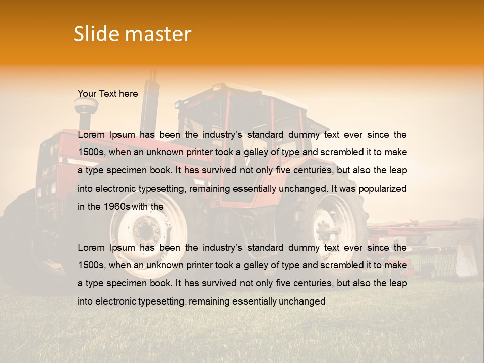 Plain Landscape Countryside PowerPoint Template