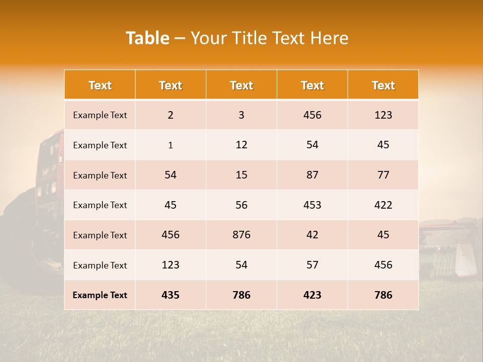 Plain Landscape Countryside PowerPoint Template