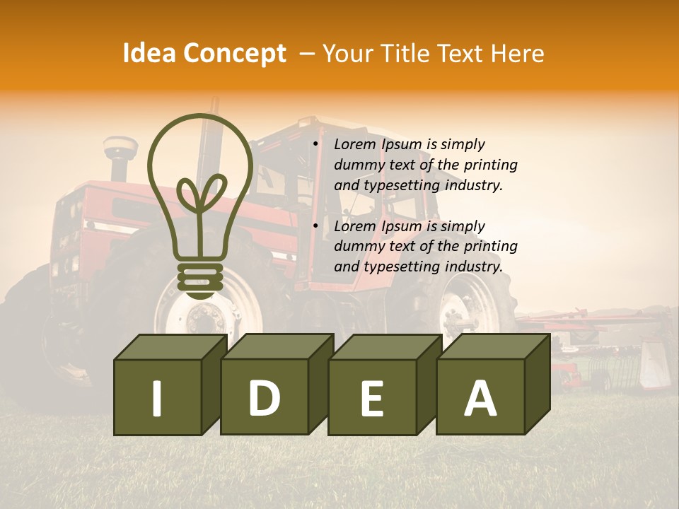 Plain Landscape Countryside PowerPoint Template