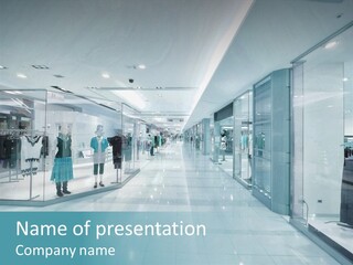 Transparent Business Store PowerPoint Template