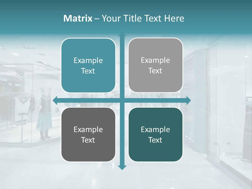Transparent Business Store PowerPoint Template