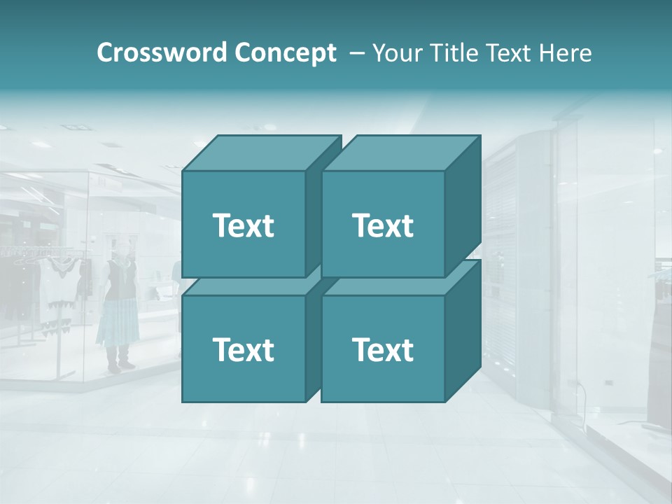 Transparent Business Store PowerPoint Template