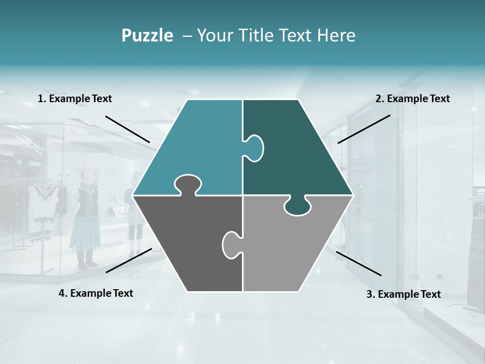 Transparent Business Store PowerPoint Template