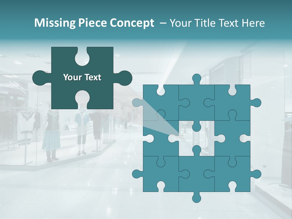 Transparent Business Store PowerPoint Template