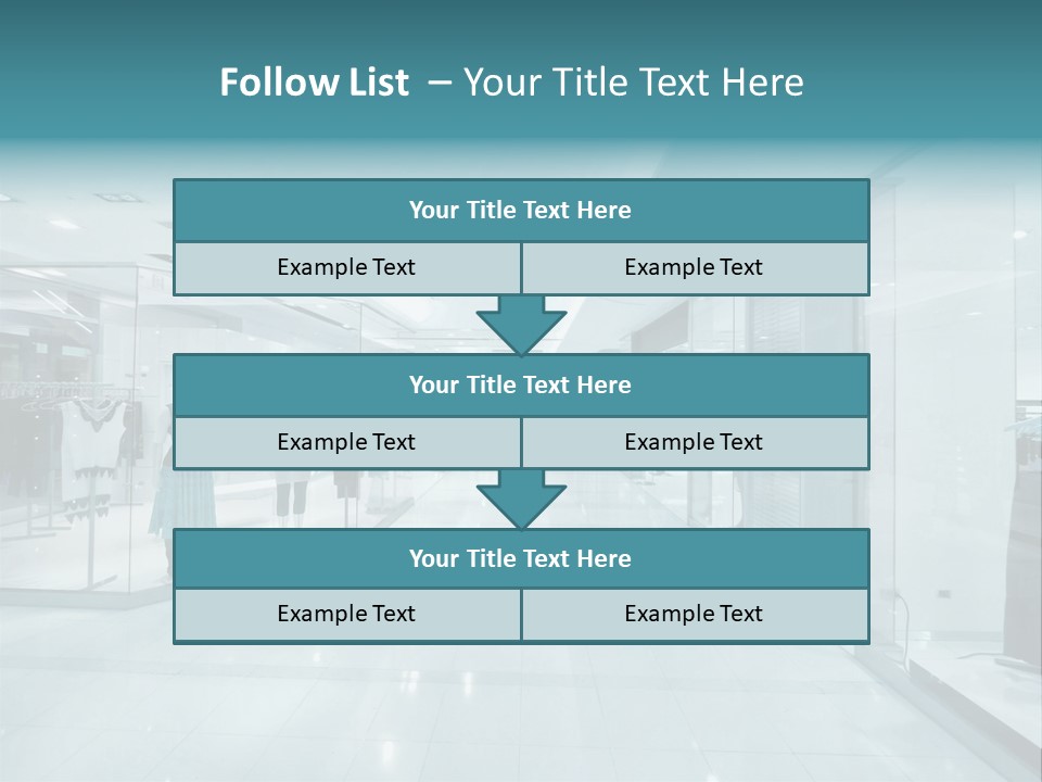 Transparent Business Store PowerPoint Template