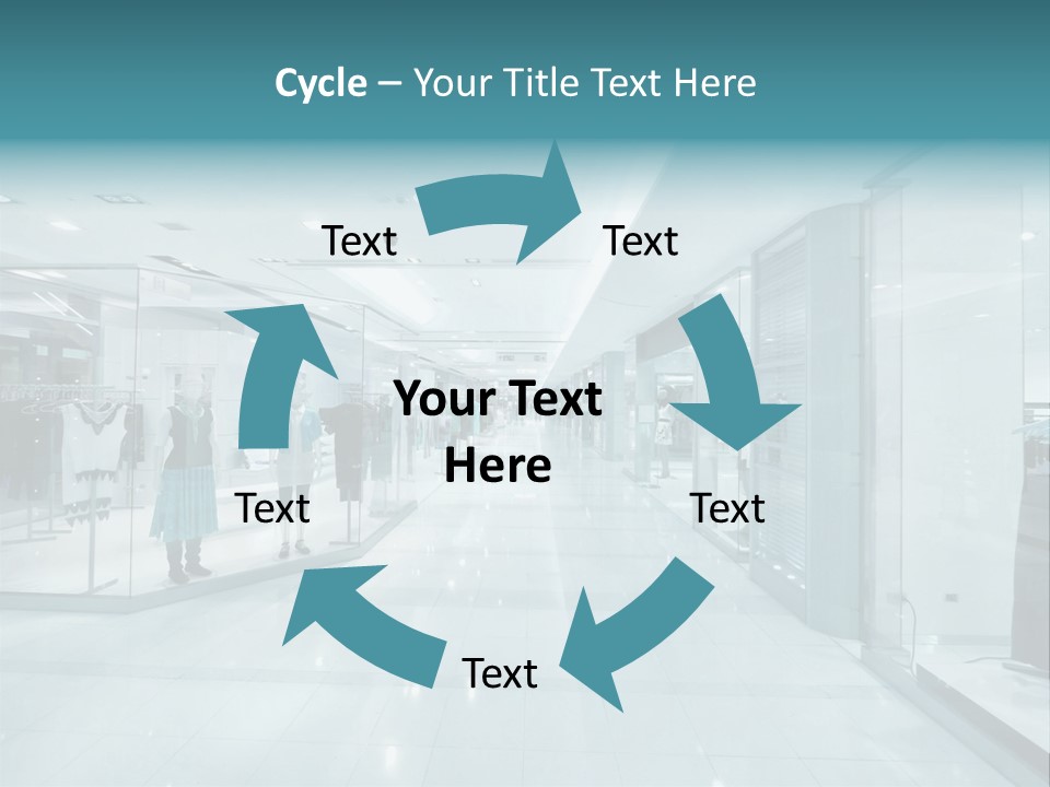 Transparent Business Store PowerPoint Template