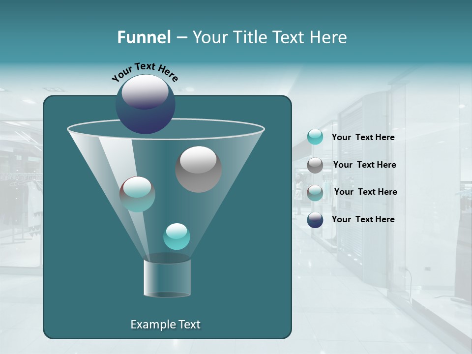 Transparent Business Store PowerPoint Template
