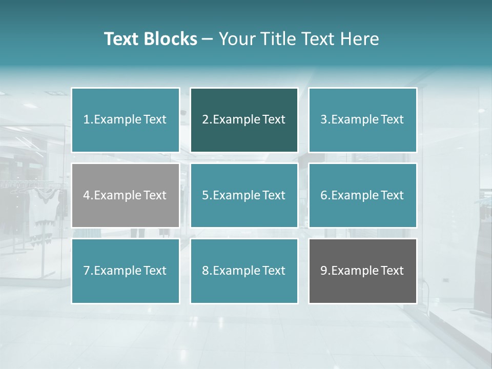 Transparent Business Store PowerPoint Template