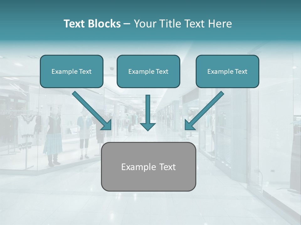 Transparent Business Store PowerPoint Template
