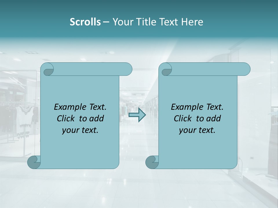 Transparent Business Store PowerPoint Template