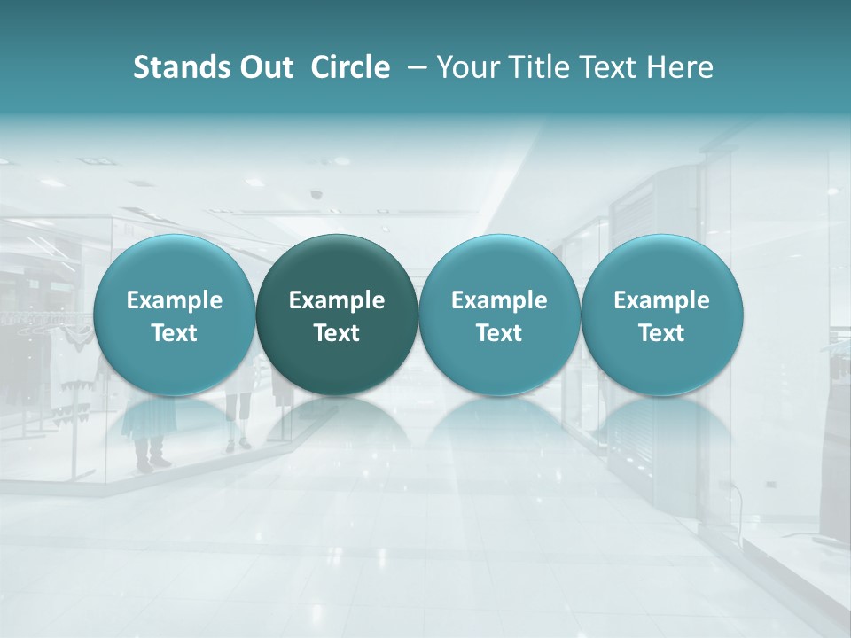 Transparent Business Store PowerPoint Template