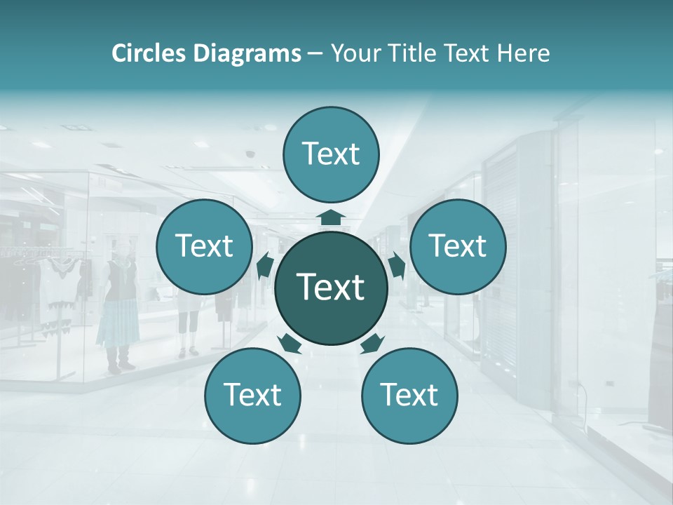 Transparent Business Store PowerPoint Template