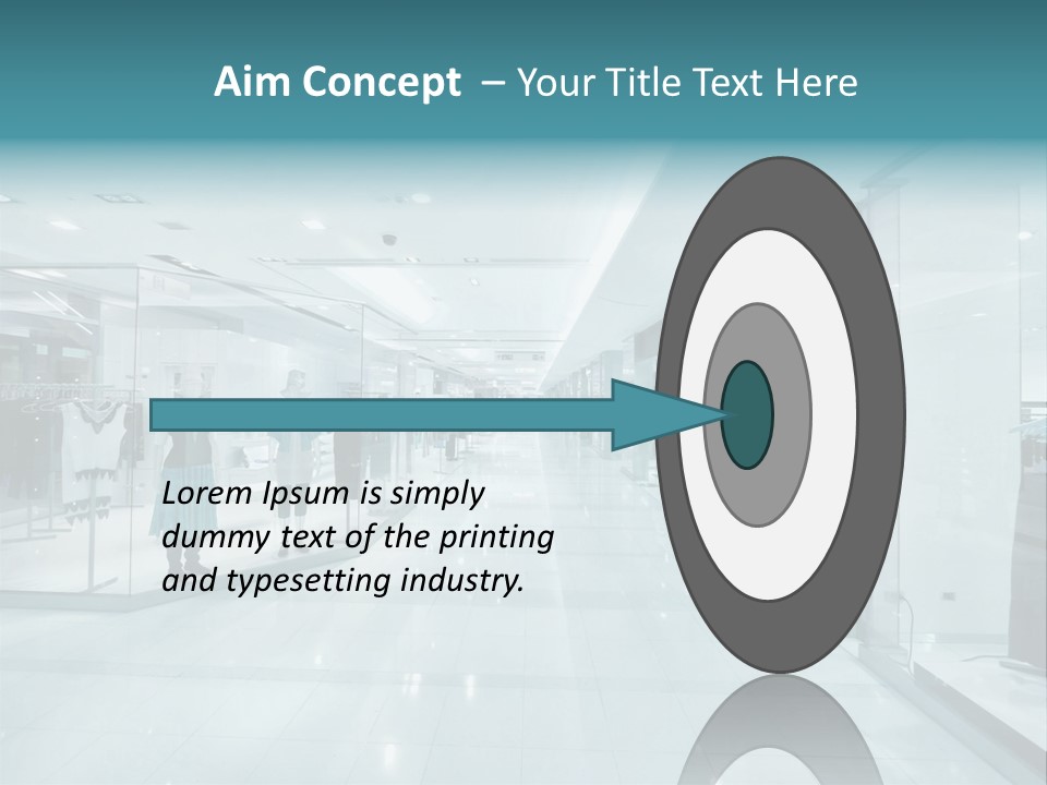 Transparent Business Store PowerPoint Template