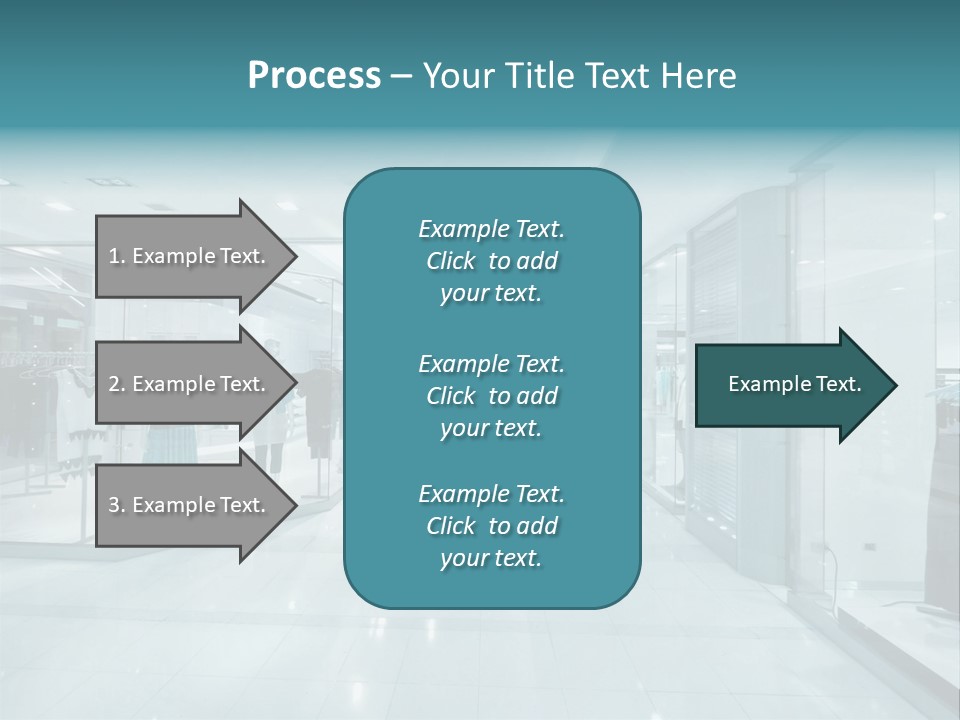 Transparent Business Store PowerPoint Template