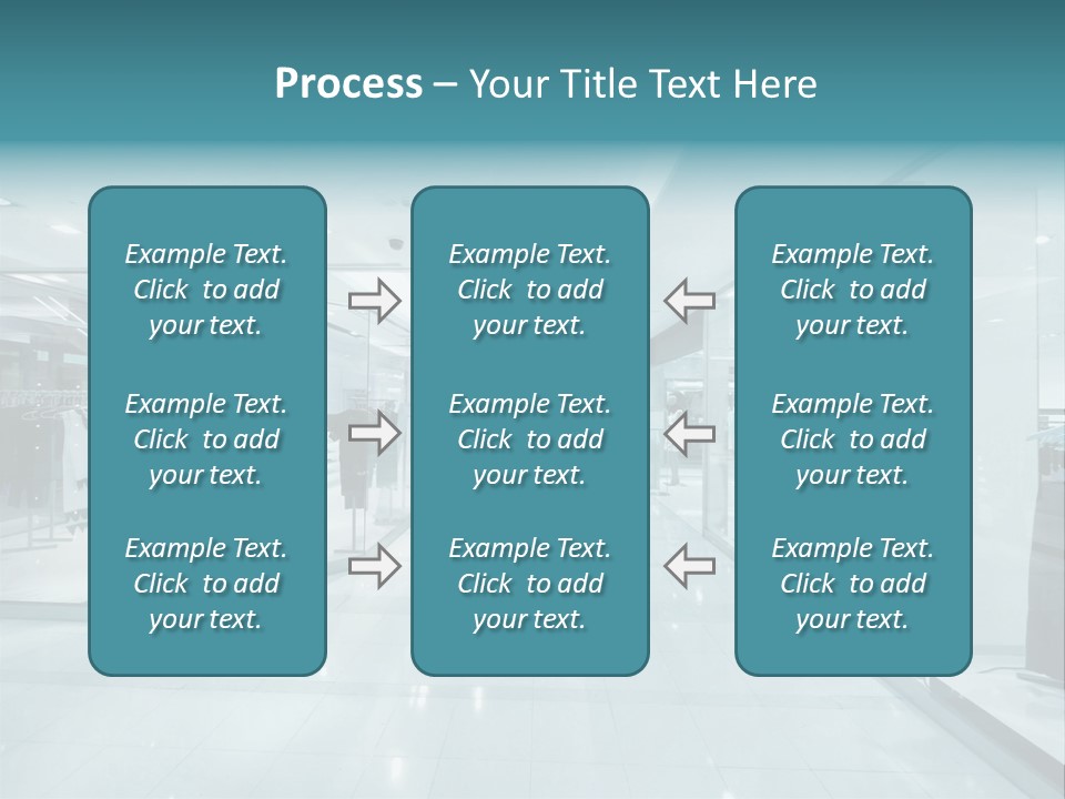 Transparent Business Store PowerPoint Template