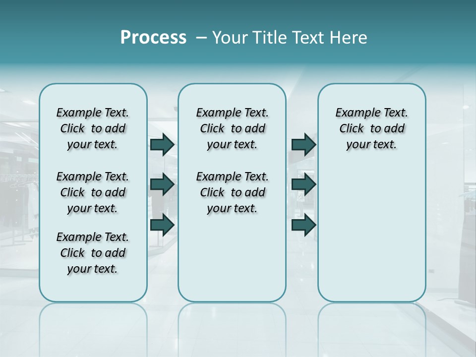 Transparent Business Store PowerPoint Template