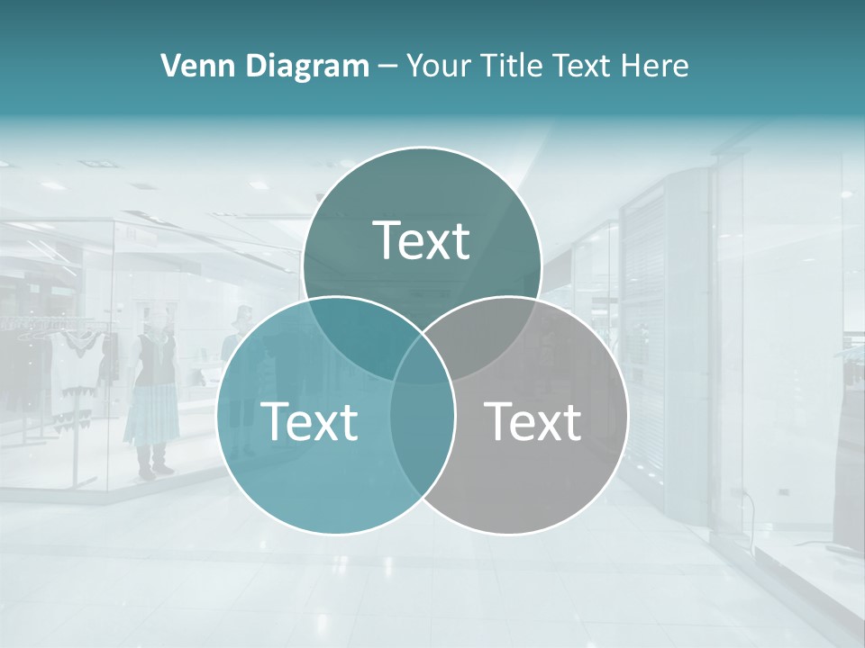 Transparent Business Store PowerPoint Template
