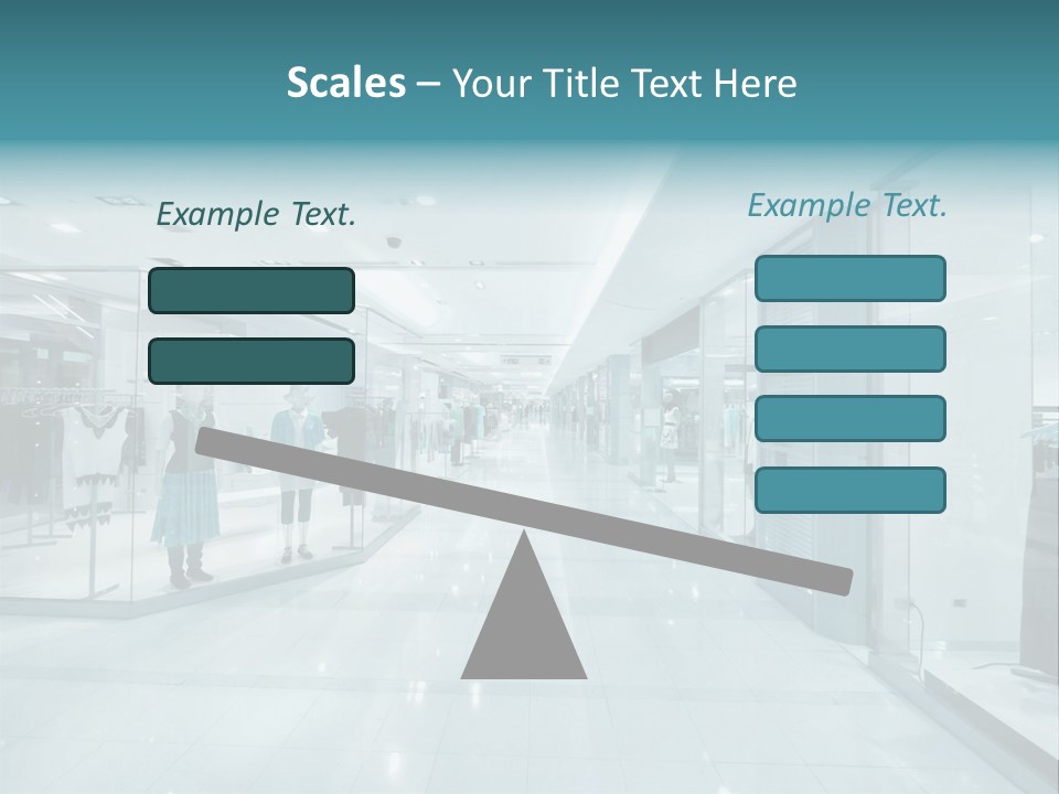 Transparent Business Store PowerPoint Template