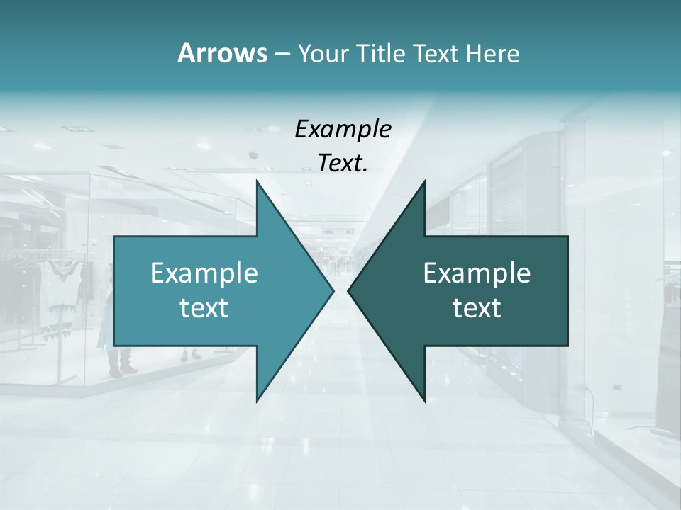 Transparent Business Store PowerPoint Template