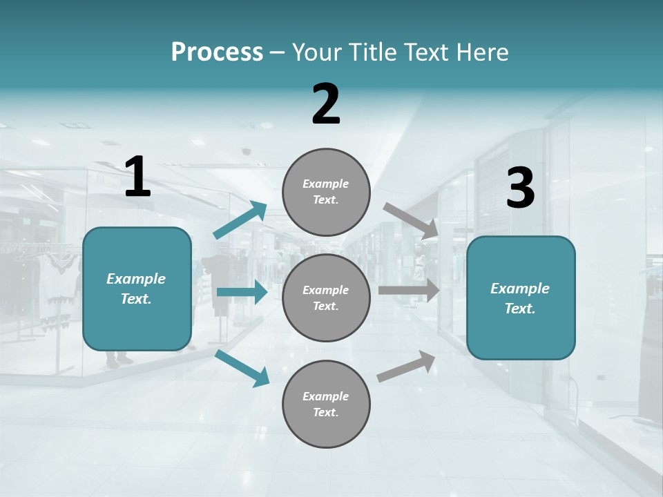 Transparent Business Store PowerPoint Template
