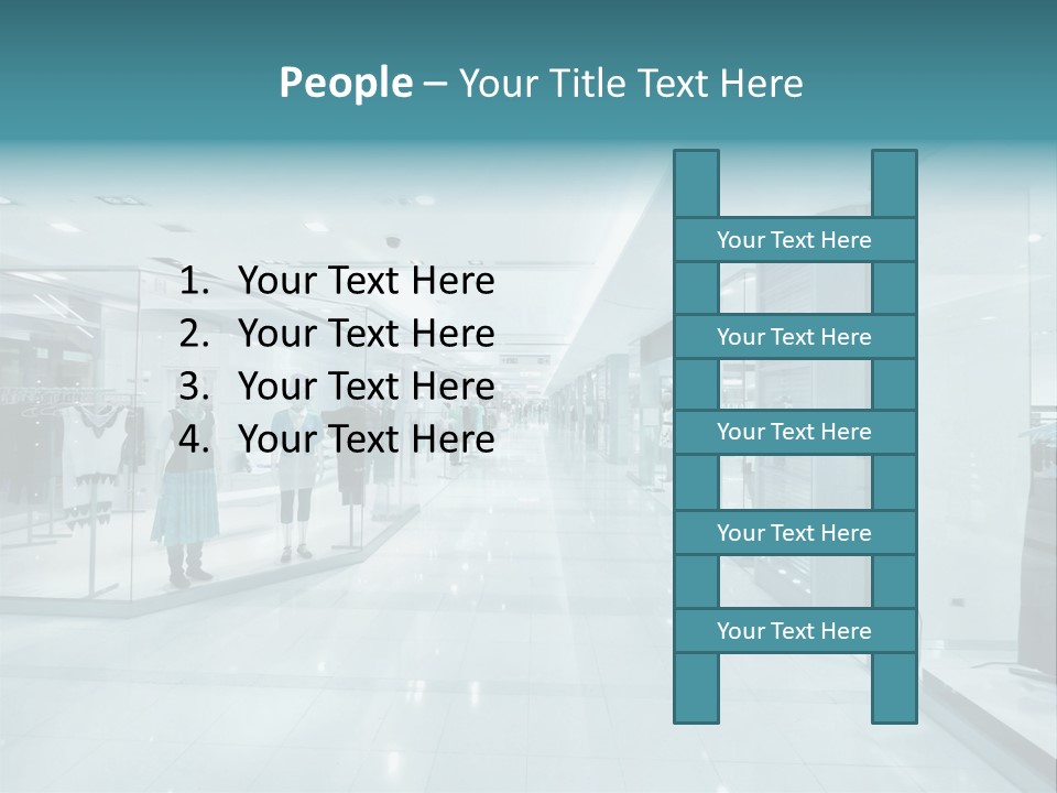 Transparent Business Store PowerPoint Template