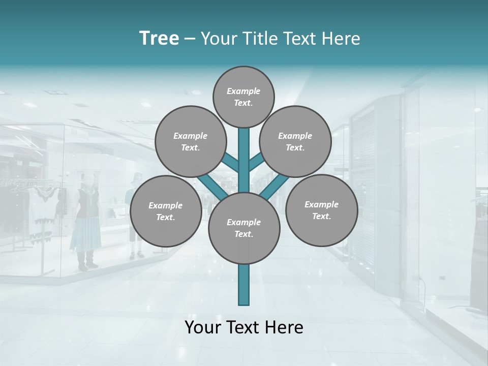 Transparent Business Store PowerPoint Template