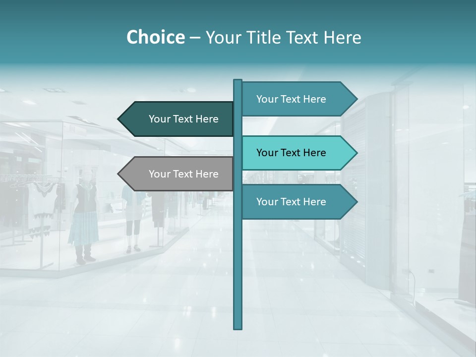 Transparent Business Store PowerPoint Template