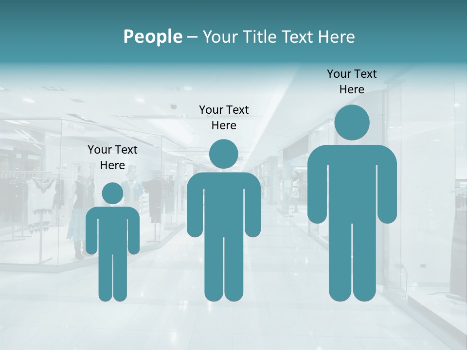 Transparent Business Store PowerPoint Template