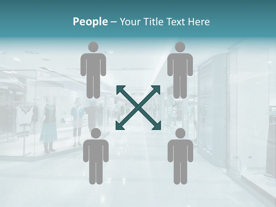 Transparent Business Store PowerPoint Template